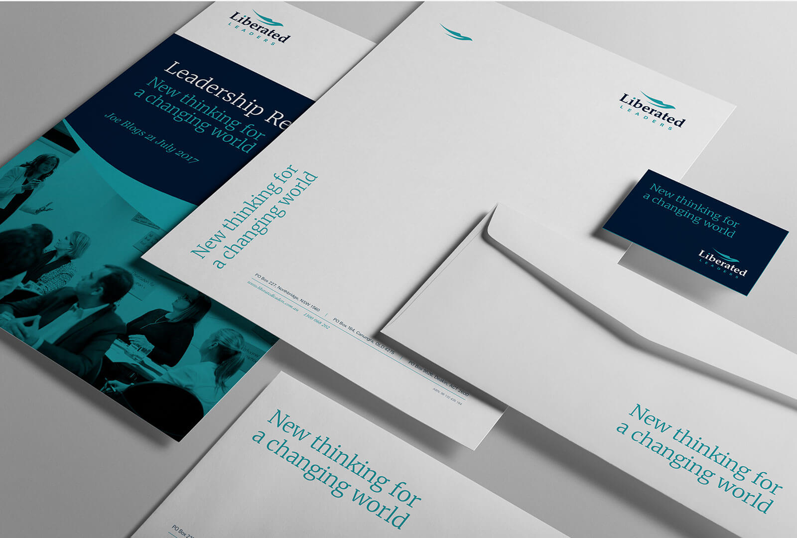 Liberated Leaders brand identity design 03